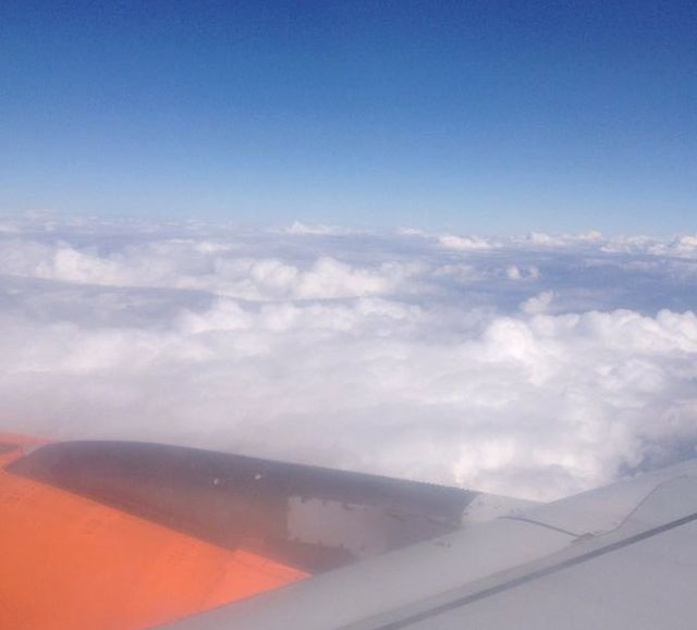 Plane view with Easyjet