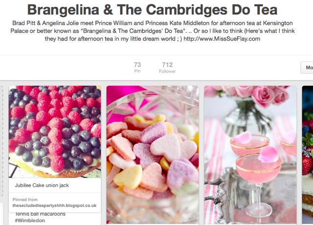 Dream Afternoon Tea: Brangelina & The Cambridges' Do Tea